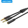  Dây cáp âm thanh chất lượng cao AUX Audio 2 in 1 VENTION BHDBF (1M, AUX Cable 3.5mm) 