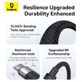  Cáp Sạc Đa Năng Baseus StarSpeed 1-for-3 USB-A to Type-C Lightning Micro 100W/2.4A/18W (1.5m) 