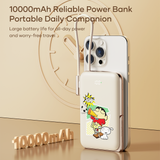  Pin Sạc Dự Phòng Không Dây ROCK Crayon Shinchan P20 Pro/P30 Pro Magnetic Holder Wireless (10000mAh, 20W/30W, Tích Hợp MagSafe, Crayon Shinchan Authentic Licensed) 