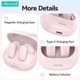  Tai Nghe Không Dây TWS USAMS TD22 (Bluetooth v5.3, Stereo Sound, 5H) 