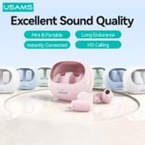  Tai Nghe Không Dây TWS USAMS TD22 (Bluetooth v5.3, Stereo Sound, 5H) 