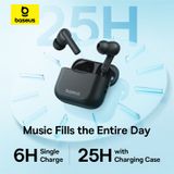  Tai Nghe Không Dây Baseus Bowie E17 (Bluetooth v5.3, TWS, 25H) 