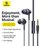  Tai Nghe Có Dây Baseus Encok HZ11 Wired Earphones (Jack 3.5mm) 