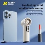  Quạt Cầm Tay RTAKO F100 High Speed 5W (13000RPM, 2000mAH, HD LED Display, HyperDrive Engine, 100-Level Icewind Sweat-free Cooling) 