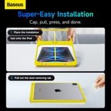  Kính Cường Lực Baseus Crystalline Series HD Tempered Glass Screen Protector for iPad Pro (2024) 11″ (with dust-proof installation tool) 
