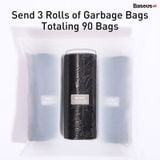  Túi chứa đồ tiện dụng gắn lưng ghế trên xe hơi Baseus Large Garbage Bag (Túi lớn, da PU , nắm đậy kim loại có nam châm) 