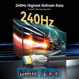  Cáp DisplayPort 2.1 16K VENTION HGA (16K@30Hz/10K@120Hz/8K@120Hz/4K@240Hz, 3D, 54Gbps, Dynamic HDR, 32-bit Audio channel, Support G-Sync&FreeSync) 