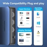  Bộ chia cổng HDMI 1 In 2 Out Splitter VENTION AKE (4K@60Hz) 