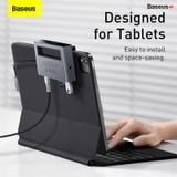  Hub chuyển đổi 6 in 1 Baseus Magic Multifunctional cho iPad/ Macbook and Surface Pro 7 (Type-C to USB 3.0, SD/TF 3.0, HDMI 4K60Hz, AUX 3.5mm, Type C PD100W, HUB with a Retractable Clip Standard Edition) 