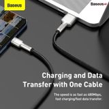  Cáp sạc nhanh, siêu bền Baseus Cafule Metal Series Type C 40W (USB to Type C, Zinc Alloy Material, Super Quick charge  Data Cable ) 