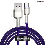  Cáp sạc nhanh, siêu bền Baseus Cafule Metal Series Type C 40W (USB to Type C, Zinc Alloy Material, Super Quick charge  Data Cable ) 