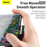  Cáp sạc nhanh, vải dù siêu bền, đầu gập 90 độ Baseus Legend Series Elbow Type C 66W (LED/Elbow Design, USB to Type C Fast Charging Cable) 