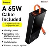  Pin dự phòng công suất cao Baseus Elf Digital Display Fast Charging Power Bank 65w 20000mAh 
