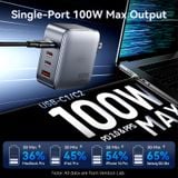 Bộ Sạc Nhanh 3C+A Kèm Cáp VENTION FET 100W (GaN V Tech, With C to C 1m Cable) 