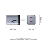  Củ Sạc Nhanh 2C VENTION GanDash Series FCD 45W (GaN V Tech, PD3.0 & PPS) 