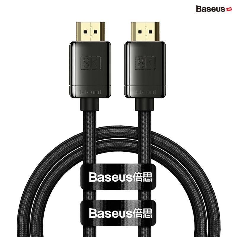  Cáp HDMI 2.1 8K Cao Cấp Baseus High Definition Series HDMI 8K to HDMI 8K Adapter Cable 