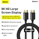  Cáp HDMI 2.1 8K Cao Cấp Baseus High Definition Series HDMI 8K to HDMI 8K Adapter Cable 