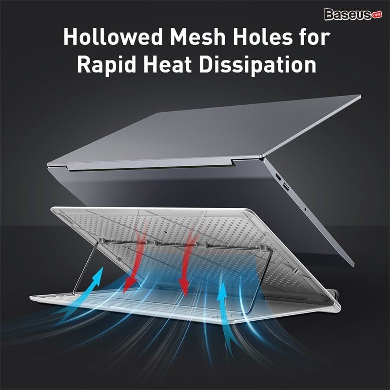  Đế tản nhiệt di động xếp gọn dùng cho Macbook/ Laptop Baseus Let's Go Mesh (Portable Laptop Stand) 