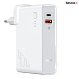  Cốc sạc nhanh kiêm pin sạc dự phòng Baseus GaN Power Station 45W 2 in 1 PD/QC3.0 (10000mAh , Type C/USB Quick Charge,Travel Charger & Powerbank ) 