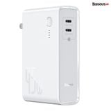  Cốc sạc nhanh kiêm pin sạc dự phòng Baseus GaN Power Station 45W 2 in 1 PD/QC3.0 (10000mAh , Type C/USB Quick Charge,Travel Charger & Powerbank ) 