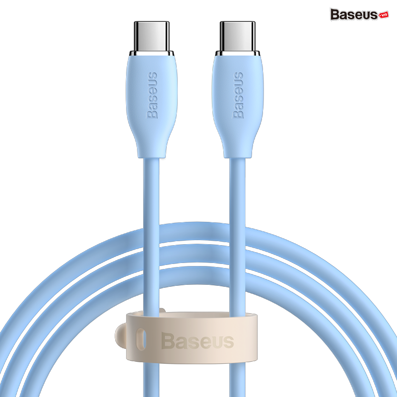  Cáp Sạc Nhanh Type-C to Type-C 100W Baseus Jelly Liquid Silica Gel Fast Charging Data Cable 