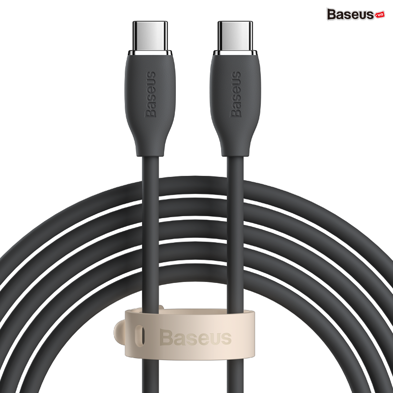  Cáp Sạc Nhanh Type-C to Type-C 100W Baseus Jelly Liquid Silica Gel Fast Charging Data Cable 