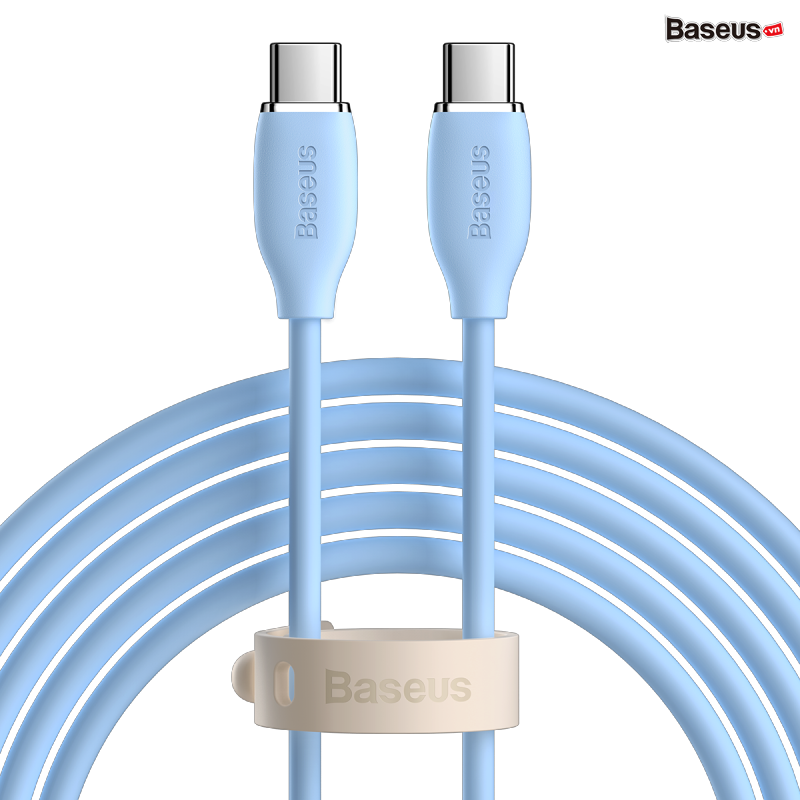  Cáp Sạc Nhanh Type-C to Type-C 100W Baseus Jelly Liquid Silica Gel Fast Charging Data Cable 