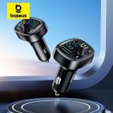  Bộ Tẩu Sạc Đa Năng Phát Nhạc Trên Xe Hơi Baseus S-09 Pro Series Car FM Transmitter 