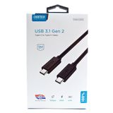  Cáp xuất Video 4K C to C Choetech A3002 USB 3.1 Gen2 Data & Fast Charge Cable (1m, 4K Video, USB3.1 / 10Gbps Data, PD 60W Fast Charge) 