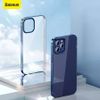  Ốp lưng Silicone dẻo trong suốt viền si màu Baseus Shining Case cho iPhone 12 Series (Soft TPU Silicone, Super Clear Case) 