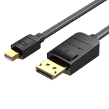  Cáp Chuyển Mini DisplayPort to DisplayPort1.2 VENTION HAA (Thunderbolt 2, 21.6Gbps, 4K@60Hz) 