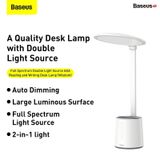  Đèn để bàn làm việc, đọc sách và làm đèn ngủ Baseus Smart Eye Series Full Spectrum Double Light Source AAA Reading and Writing Desk Lamp 