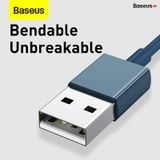  Cáp sạc 3 đầu Baseus Superior Series 3 in 1 (USB to Type C+ Lightning + Micro USB, 3.5A/ 1.5m, TPE Fast Charging Data Cable) 