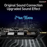  Bộ chia cổng Lightning 1 thành 2 + Audio AUX3.5mm chuyên dùng cho Game thủ Baseus L47 cho iPhone/ iPad ( Lightning Male to Dual Lightning  3.5mm Female 3 in 1 Adapter) 