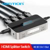  Bộ chuyển đổi HDMI 3 In 1 VENTION AFJH0 (HDMI1.4, With Audio Separation) 
