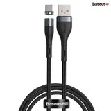  Cáp từ hỗ trợ sạc nhanh Baseus Zinc Magnetic Gen5 Safe Fast Charging Cable (USB to Lightning/ Type C/ Micro , Magnetic, Dustproof, Quick charge and Data Cable) 