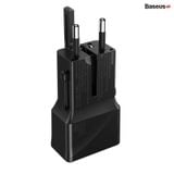  Cốc sạc du lịch đa năng Baseus Universal conversion plug PPS charger C+U Youth Edition (18W, 100 - 240V) 