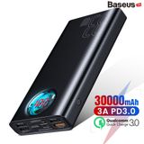  Pin dự phòng sạc nhanh, hiệu suất cao Baseus Amblight PD/QC 3.0 Quick charge 30,000mAh - 33W cho Smartphone/ Tablet/ Macbook/ Laptop (33W PD & QC3.0 , 4*Port USB+ Type C in/out, LED Display) 