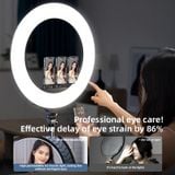  Đèn Livestream RTAKO AR-GTB01 Ring Light (18/22 inches, Ring Light with 3 Phone Holders) 