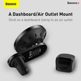  Đế giữ điện thoại tích hợp nam châm và Sạc không dây dùng trên xe ô tô Baseus Big Energy Car Mount Wireless Charger (15W, Magsafe Wireless Quick Charger and Holder for Car) 