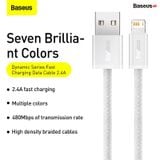  Cáp Sạc Nhanh Lightning Baseus Dynamic Series cho iPhone (USB to Lightning, 2.4A Fast Charging Data Cable) 