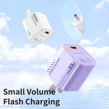  Củ Sạc Nhanh ROCK T88 Sugar Cube Series PD33W GaN Fast Charging 