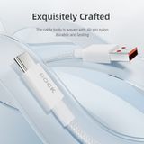  Cáp Sạc Nhanh USB to Type-C ROCK Z20 6A (1M, Nylon Braided) 