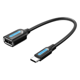  USB OTG Type-C Male to A Female VENTION CCSBB (0.15m) 