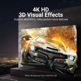  Bộ chuyển Mini HDMI Male to HDMI Female VENTION AISB0 (4K@60Hz, Bi-Directional) 