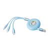  Cáp Sạc Đa Năng ROCK Doraemon G16 3-in-1 USB to M+L+C 3.5A (1m, 480Mbps) 