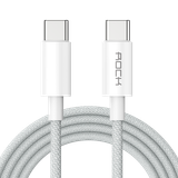 Cáp Sạc Nhanh C to C ROCK R6 100W (2M, 5A, Nylon Braided) 