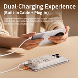  Pin Dự Phòng ROCK P28 with Cable 10000mAh 20W (Tích Hợp Nam Châm Giữ Điện Thoại) 