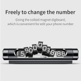  Bảng số điện thoại Baseus Metal Parking Card LV122 dùng cho xe hơi ( Nam châm, hợp kim nhôm cao cấp) 