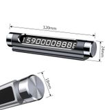  Bảng số điện thoại Baseus Metal Parking Card LV122 dùng cho xe hơi ( Nam châm, hợp kim nhôm cao cấp) 